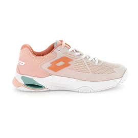 Damen Tennisschuhe Lotto Mirage 100 II SPD W White/Melon Orange