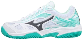 Damen Tennisschuhe Mizuno Break Shot 3 Clay White/Iron Gate