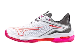 Damen Tennisschuhe Mizuno Wave Exceed TOUR 6 CC White/Radiant Red/Quiet Shade