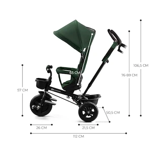 Dreirad Kinderkraft Aveo Mystic Green
