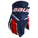 Eishockeyhandschuhe Bauer Supreme M3 Navy/Red/White Intermediate