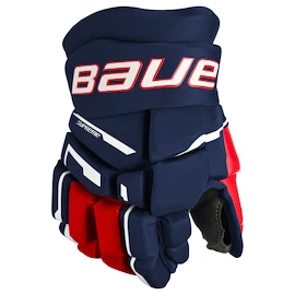 Eishockeyhandschuhe Bauer Supreme M3 Navy/Red/White Junior