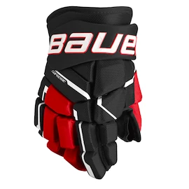 Eishockeyhandschuhe Bauer Supreme M5PRO Black/Red Intermediate