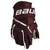 Eishockeyhandschuhe Bauer Supreme M5PRO Maroon Senior