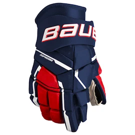 Eishockeyhandschuhe Bauer Supreme M5PRO Navy/Red/White Intermediate