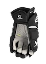 Eishockeyhandschuhe Bauer Supreme MACH Black/White Intermediate