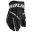 Eishockeyhandschuhe Bauer Supreme MACH Black/White Junior 10 Zoll