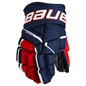 Eishockeyhandschuhe Bauer Supreme MACH Navy/Red/White Junior 10 Zoll