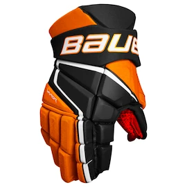 Eishockeyhandschuhe Bauer Vapor 3X Black/Orange Intermediate