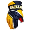 Eishockeyhandschuhe Bauer Vapor 3X Navy/Gold Intermediate