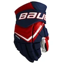 Eishockeyhandschuhe Bauer Vapor FLYLITE Navy/Red/White Senior