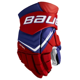Eishockeyhandschuhe Bauer Vapor FLYLITE Royal/Red/White Intermediate