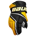 Eishockeyhandschuhe Bauer Vapor Hyperlite Black/Gold Intermediate 13 Zoll