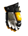 Eishockeyhandschuhe Bauer Vapor Hyperlite Black/Gold Intermediate