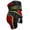 Eishockeyhandschuhe Bauer Vapor Hyperlite Black/Red/Green Intermediate