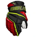 Eishockeyhandschuhe Bauer Vapor Hyperlite Black/Red/Green Senior