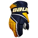 Eishockeyhandschuhe Bauer Vapor Hyperlite Navy/Gold Intermediate
