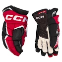 Eishockeyhandschuhe CCM JetSpeed FT6 Black/Red/White  10 Zoll