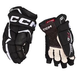 Eishockeyhandschuhe CCM JetSpeed FT6 Black/White Junior