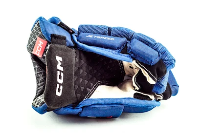 Eishockeyhandschuhe CCM JetSpeed FT6 Royal/White Junior 12 Zoll