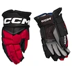 Eishockeyhandschuhe CCM JetSpeed FT8 Black/Red/White Senior