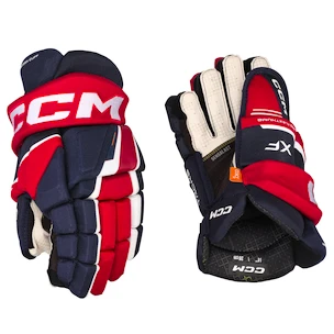 Eishockeyhandschuhe CCM Tacks XF Navy/Red/White Senior 15 Zoll