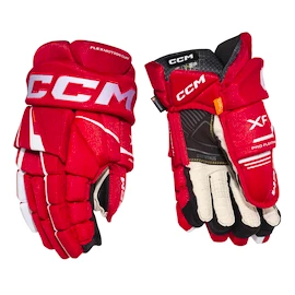 Eishockeyhandschuhe CCM Tacks XF Red/White Junior