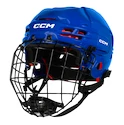 Eishockeyhelm CCM Tacks 70 Combo Royal  Senior M