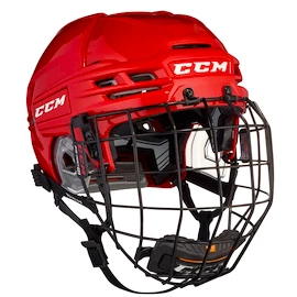 Eishockeyhelm CCM Tacks 910 Combo Red Senior