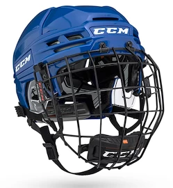 Eishockeyhelm CCM Tacks 910 Combo Royal Blue Senior