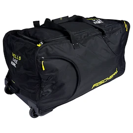 Eishockeytasche mit Rollen Fischer DeLuxe Black/Yellow Junior