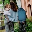 Fahrrad Kindersitz Urban Iki  Rear seat Carrier mounting Fuji Blue/Bincho Black