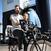 Fahrrad Kindersitz Urban Iki Rear seat Carrier mounting Koge Brown/Bincho Black