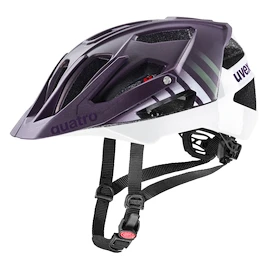 Fahrradhelm Uvex Quatro CC Plum-White Mat (S4100260100)