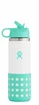 Flasche Hydro Flask  Wide Mouth Kids Straw Lid & Boot 20 oz (591 ml)