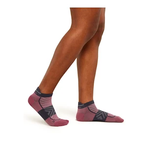 Frauensocken Icebreaker Merino Run+ Ultralight Micro Deco/Graphite  L