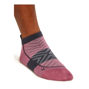 Frauensocken Icebreaker Merino Run+ Ultralight Micro Deco/Graphite  L