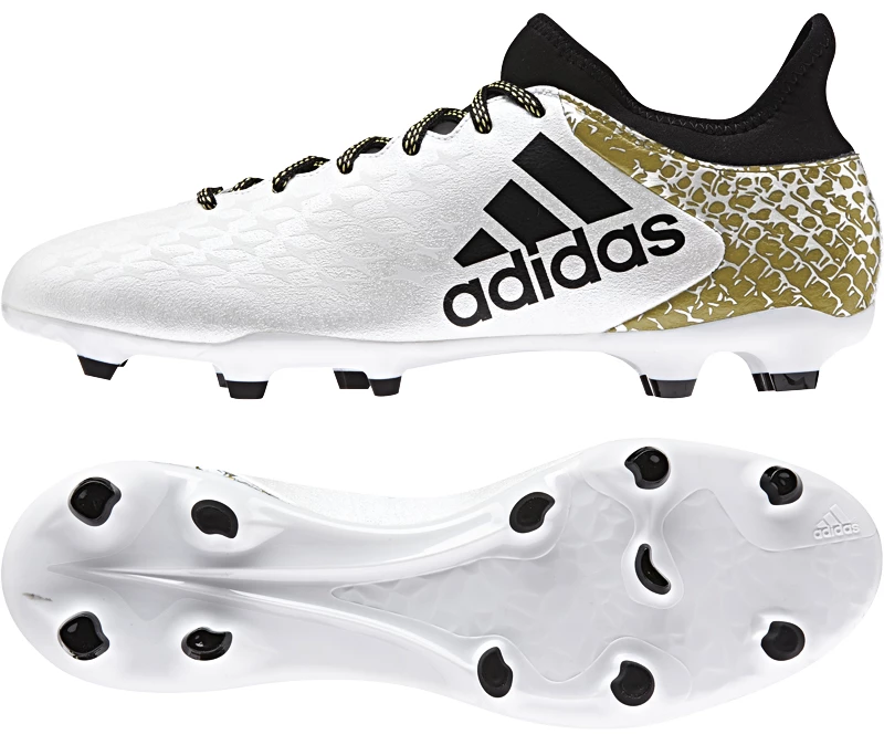 Fu ballschuhe adidas X 16.3 FG White Core Black