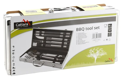 Grillzubehör Cattara  Grilovací nářadí sada 11 ks ALU kufřík