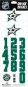 Helmnummer Sportstape  ALL IN ONE HELMET DECALS - DALLAS STARS