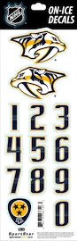 Helmnummer Sportstape ALL IN ONE HELMET DECALS - NASHVILLE PREDATORS