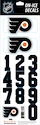 Helmnummer Sportstape  ALL IN ONE HELMET DECALS - PHILADELPHIA FLYERS