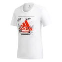 Herren adidas Fast GFX T-Shirt weiß