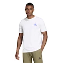 Herren adidas Tennis Grafik Logo T-Shirt Weiß