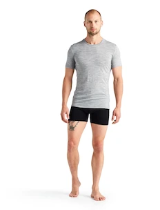 Herren Boxer Shorts Icebreaker  Anatomica Boxers Black