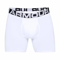 Herren Boxer Shorts Under Armour  Charged Cotton 6in 3 Pack-WHT