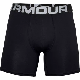 Herren Boxer Shorts Under Armour Charged Cotton 6in 3Pack Black