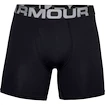Herren Boxer Shorts Under Armour  Charged Cotton 6in 3Pack Black  S