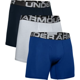Herren Boxer Shorts Under Armour Charged Cotton 6in 3Pack Blue