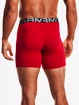 Herren Boxer Shorts Under Armour  Charged Cotton 6in 3Pack Red